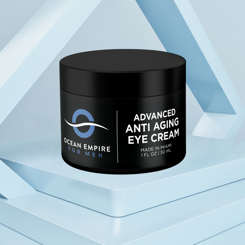 Ocean Empire for Men Advanced Anti-aging eye cream. Made in Miami.